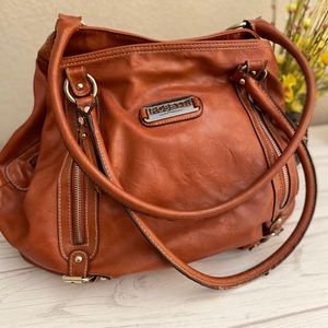 Rust burnt orange fall purse.